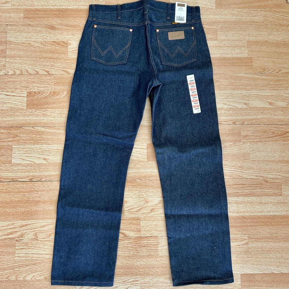 NWT Wrangler Cowboy Cut Original Fit Boot Cut Jeans 34 x 30